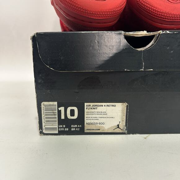 Nike Air Jordan 4 Retro Flyknit “University Red” main image 6